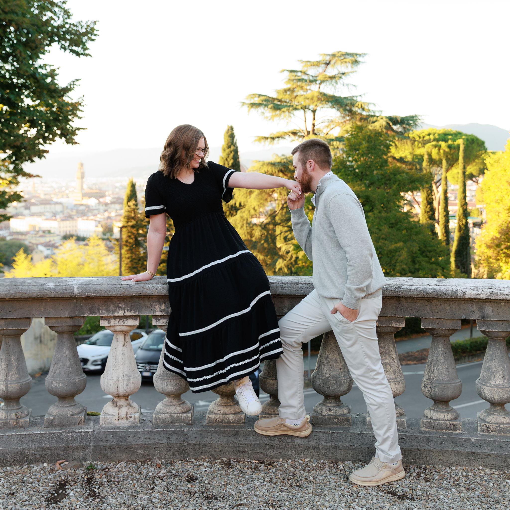 Moments before Jackson proposed