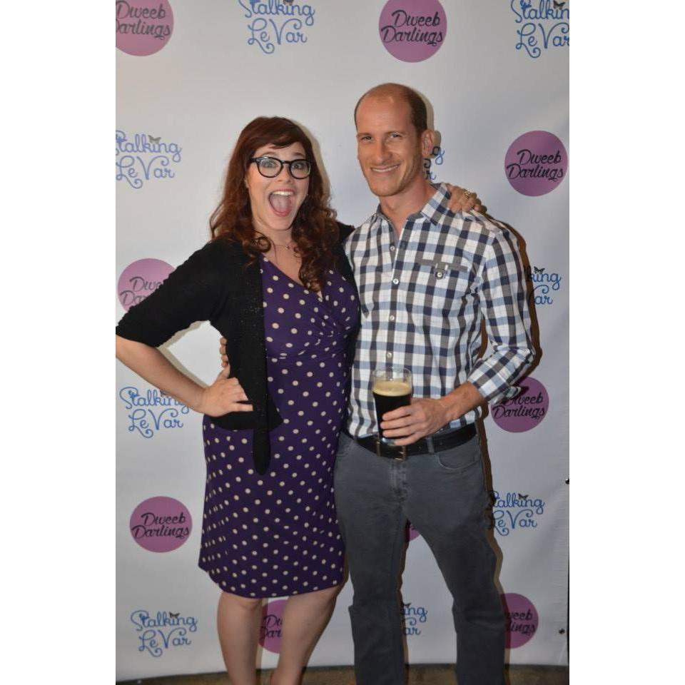 Stalking LeVar season 1 wrap party
