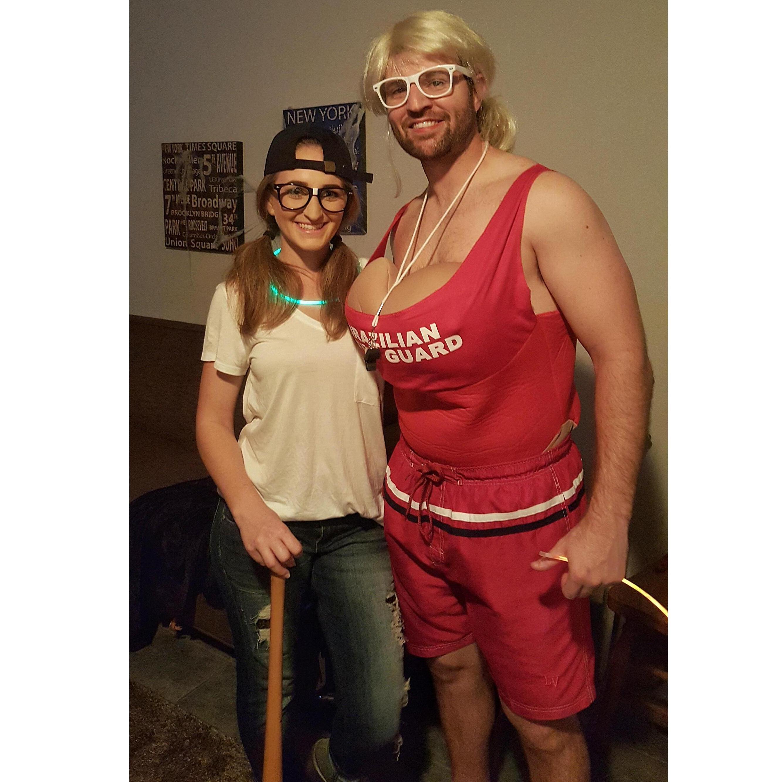 Squints' and Wendy from the Sandlot. Happy Halloween!