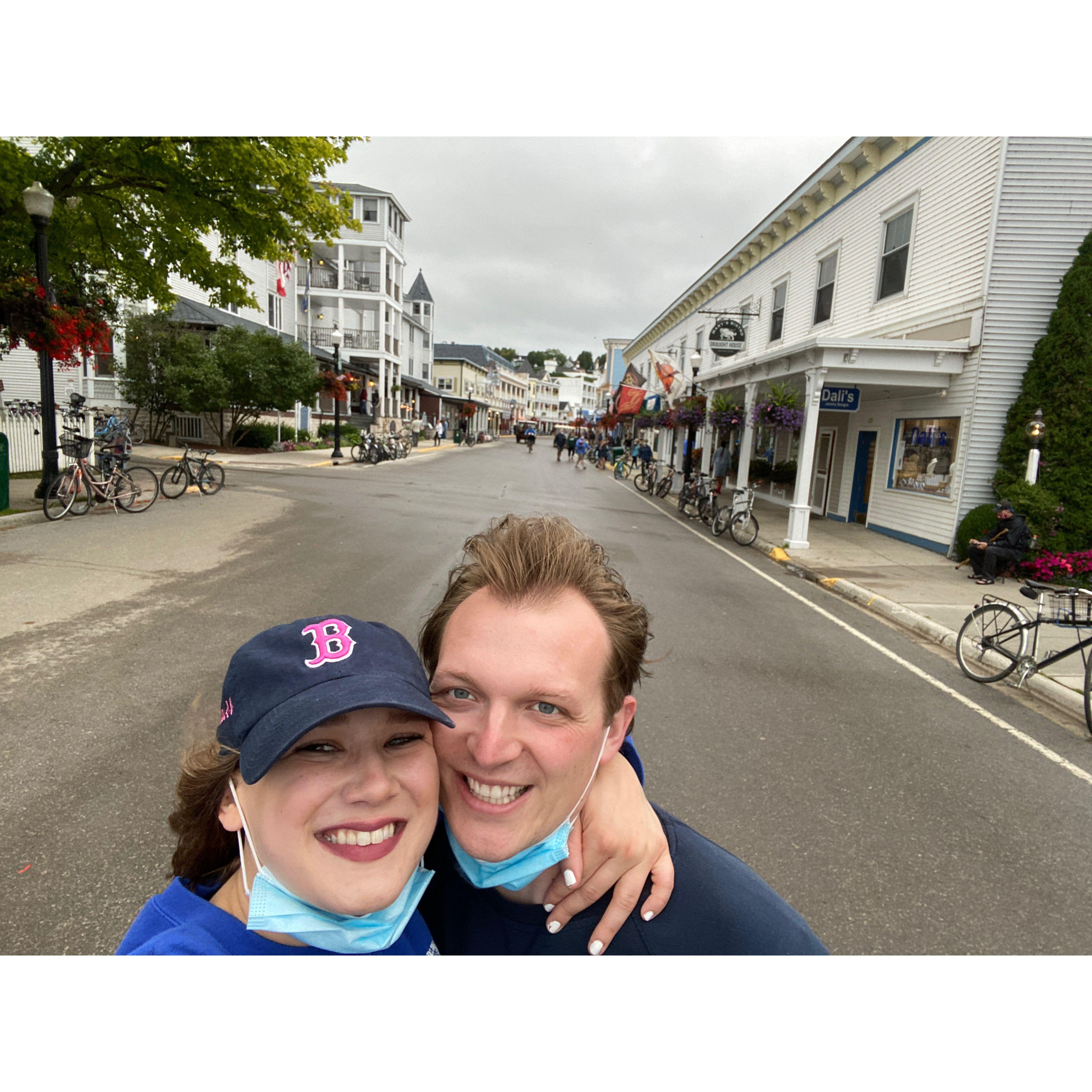 Cam's first trip to Mackinac Island!