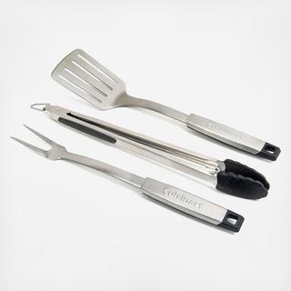 Professional 3-Piece Grilling Tool Set