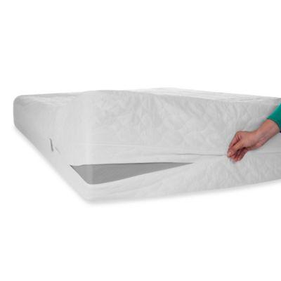 Remedy Bed Bug and Dust Mite Mattress Protector in White