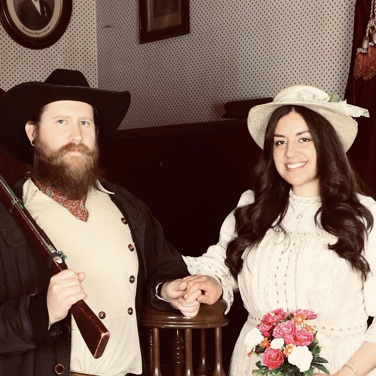 Old western style photo taken at Knott's Berry Farm