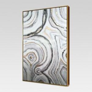 Geode Framed High Gloss Canvas 40"x25" - Project 62™