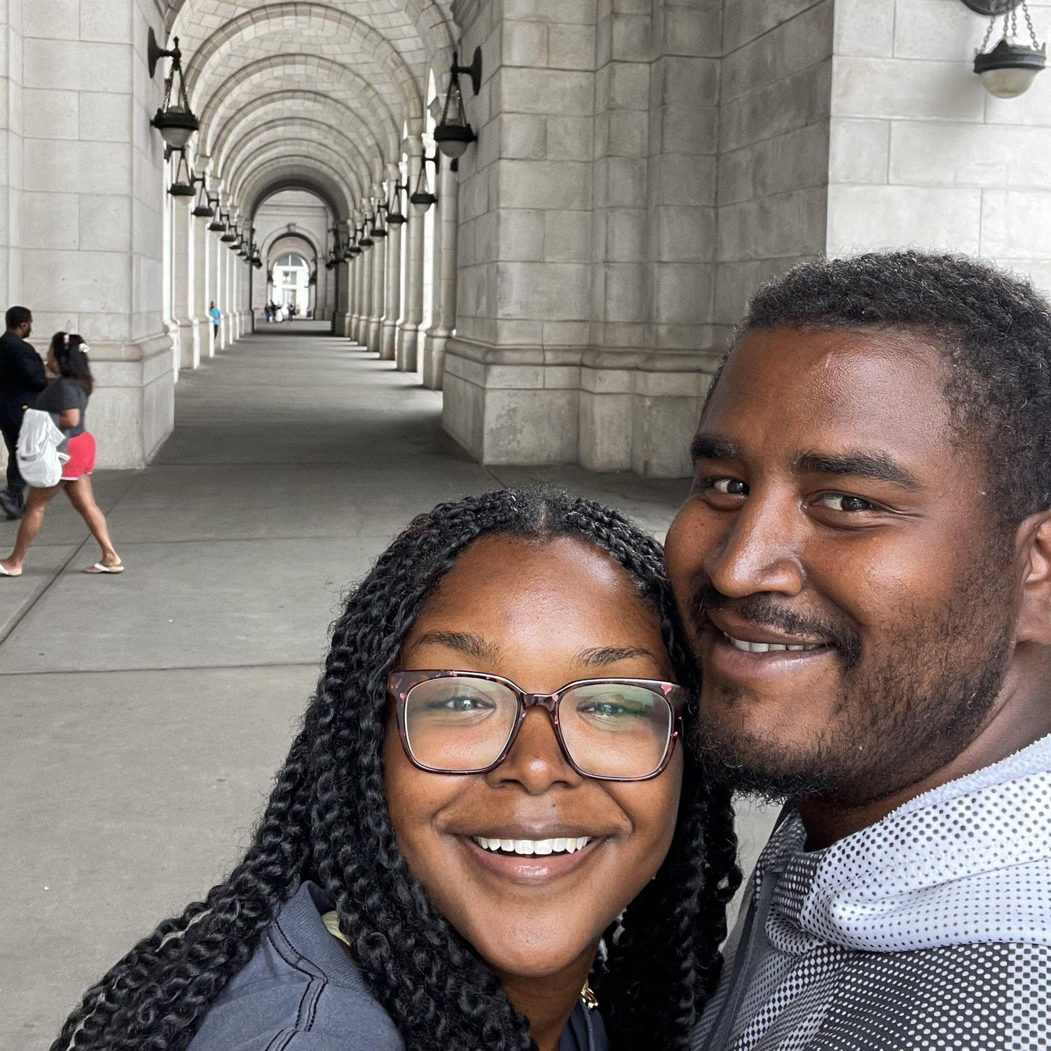 Our first trip to DC together to look for Apartments - May 2022