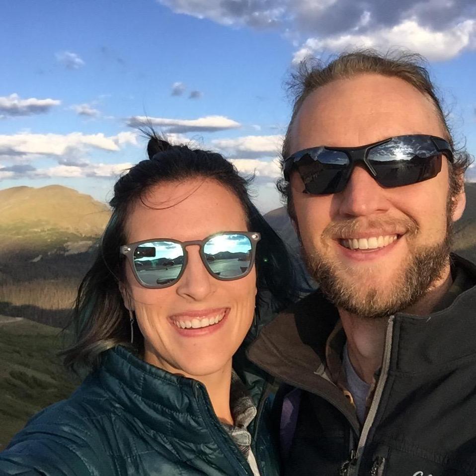 Watching the sunset from Trail Ridge Road in Rocky Mountain National Park