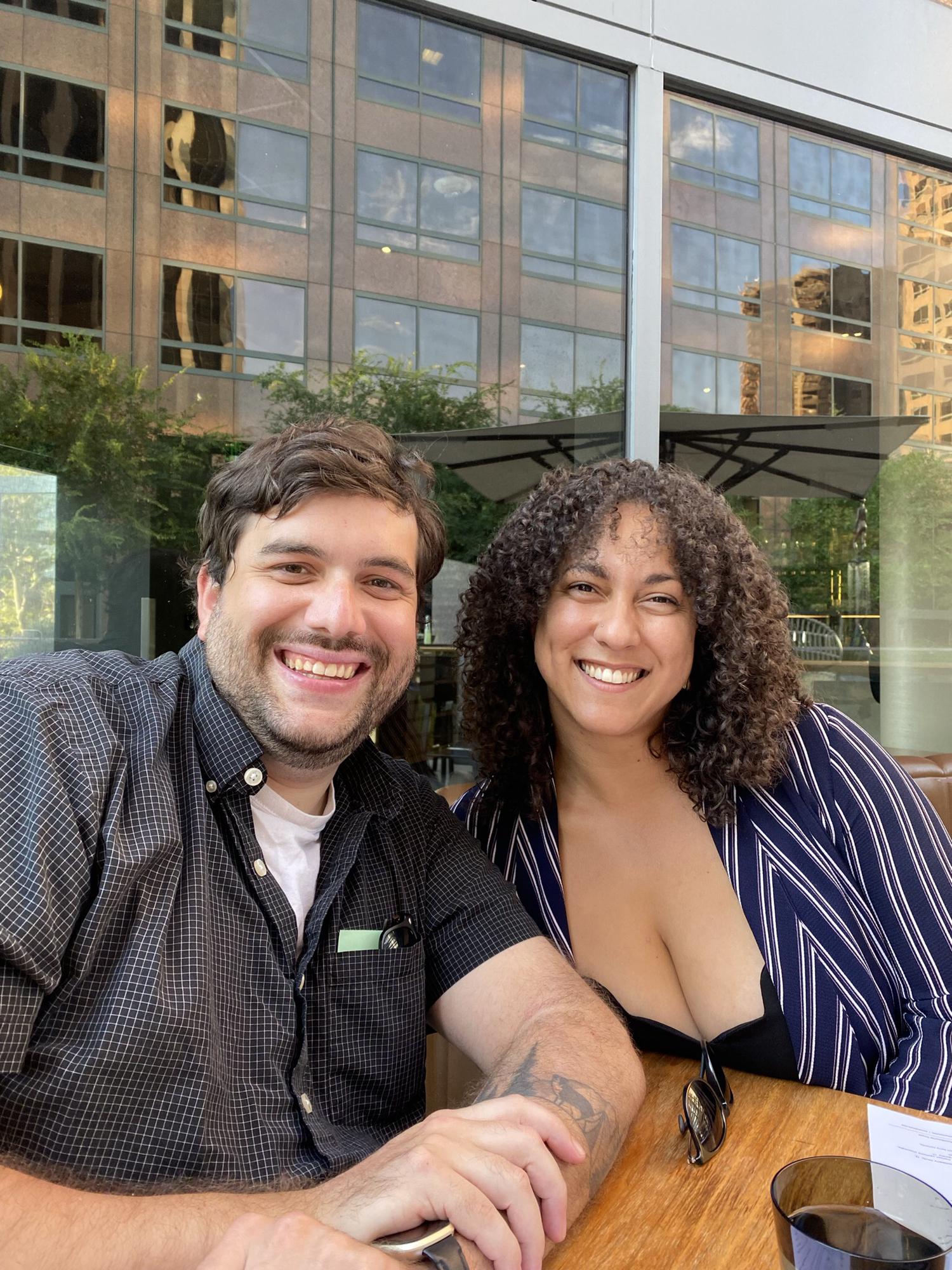 Dinner out with with Mom and Dad before Perry's wedding in Los Angelos Summer 2021