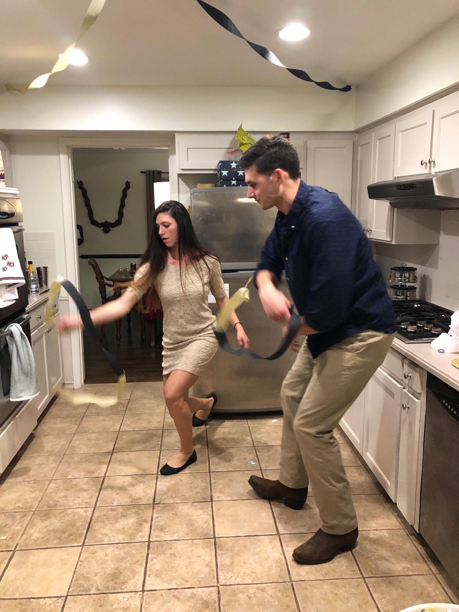 Ribbon dancing into 2019 on NYE