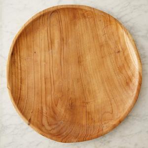Hewn Teak Charger