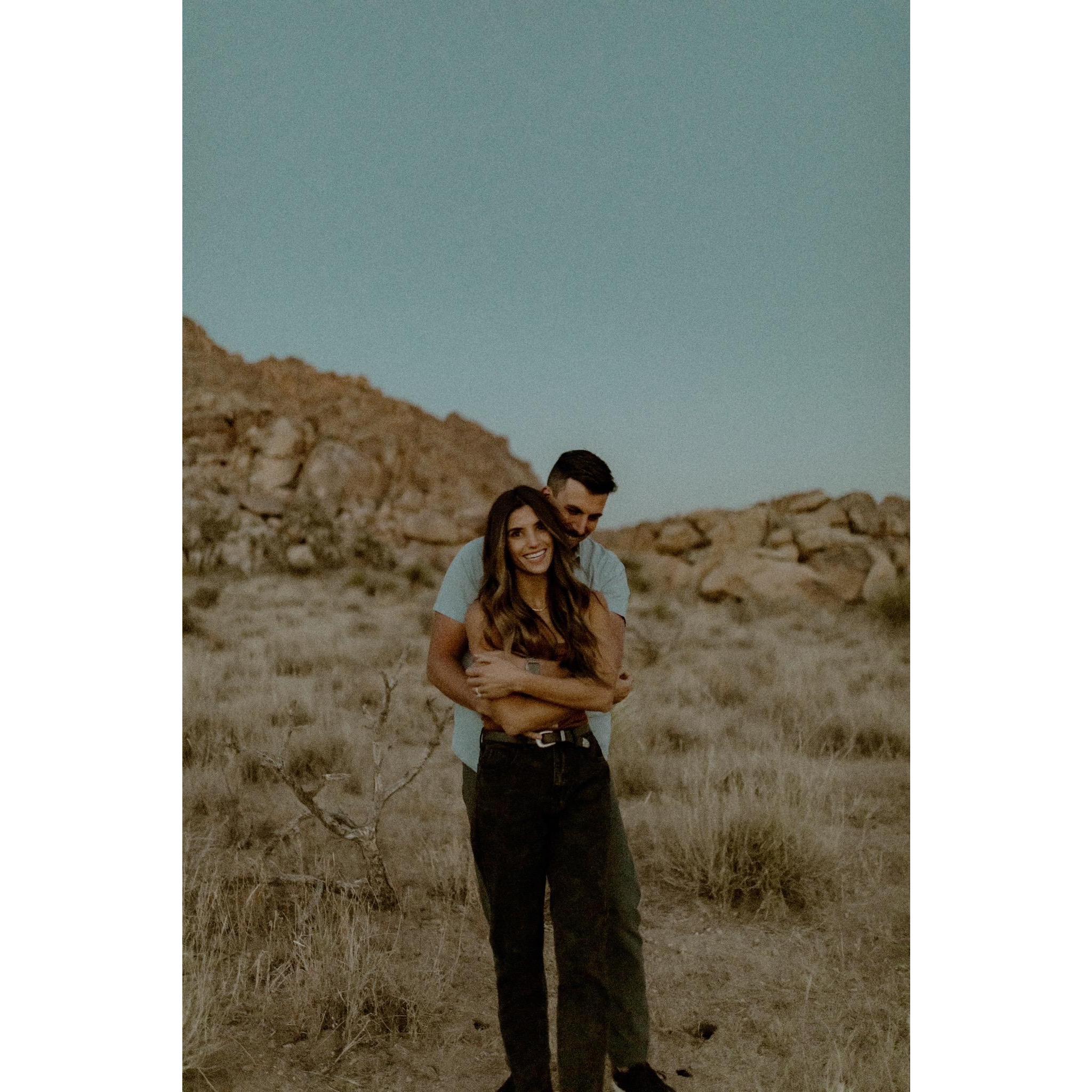 Kyle always wants to get pictures taken, so we took some in Joshua Tree this past off season!