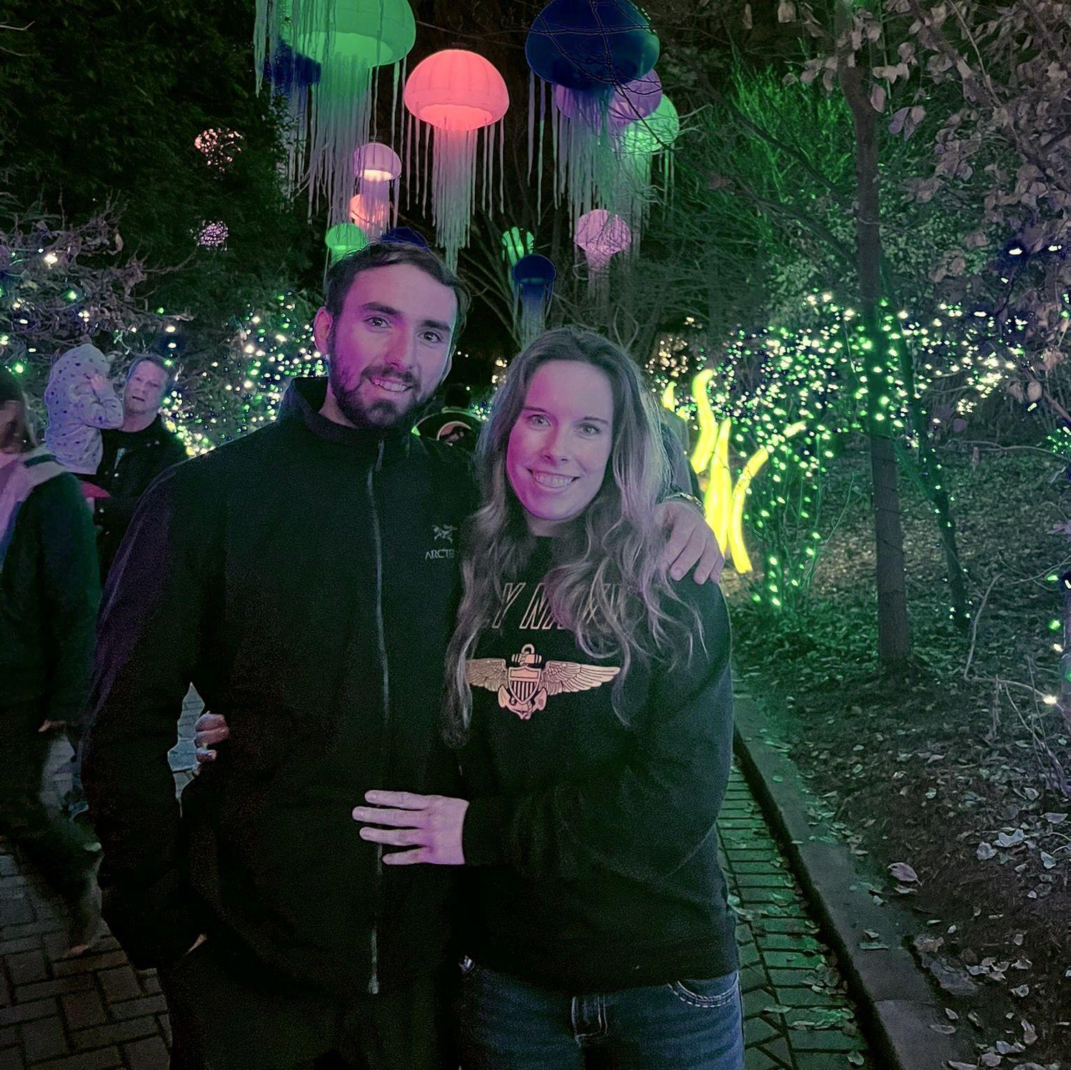 First time out with Mary's family at the Cincinnati Zoo