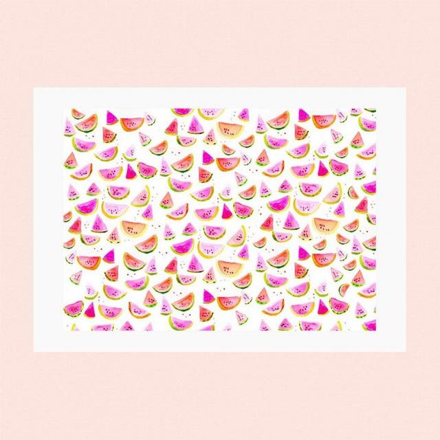 Art print, watermelon, home decor, fine art, Illustration, fine art, watercolor, painting, drawing