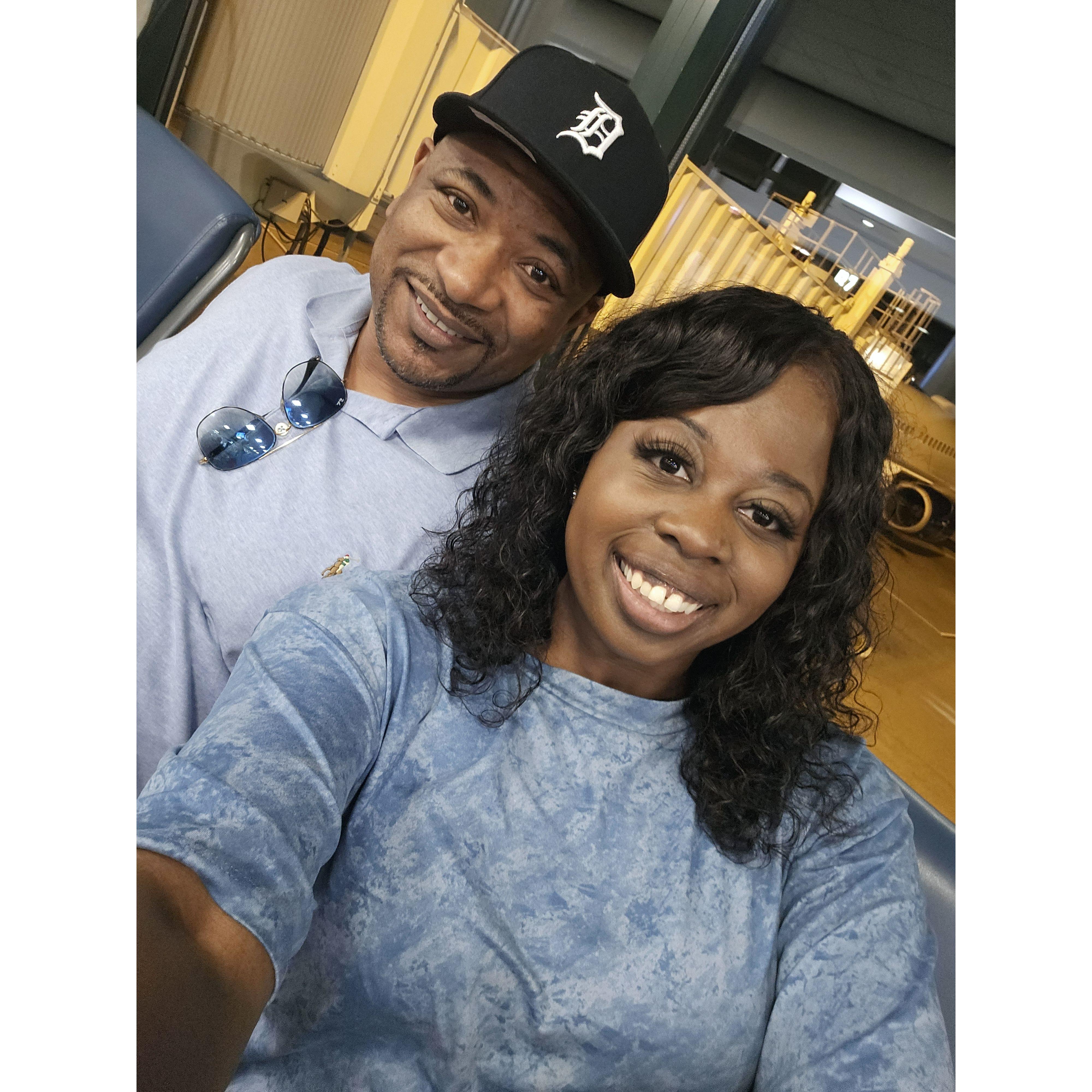 About to board the plane to Boston