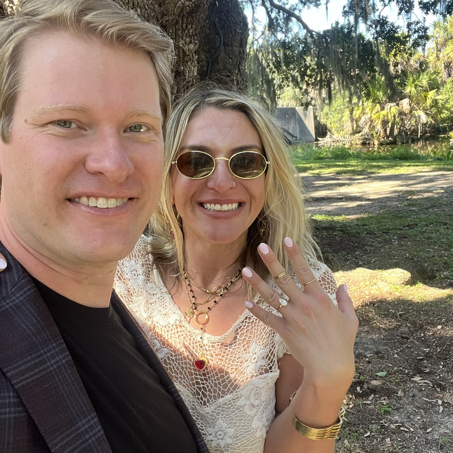 Engaged in City Park, New Orleans, LA Oct. 16, 2025 ❤️