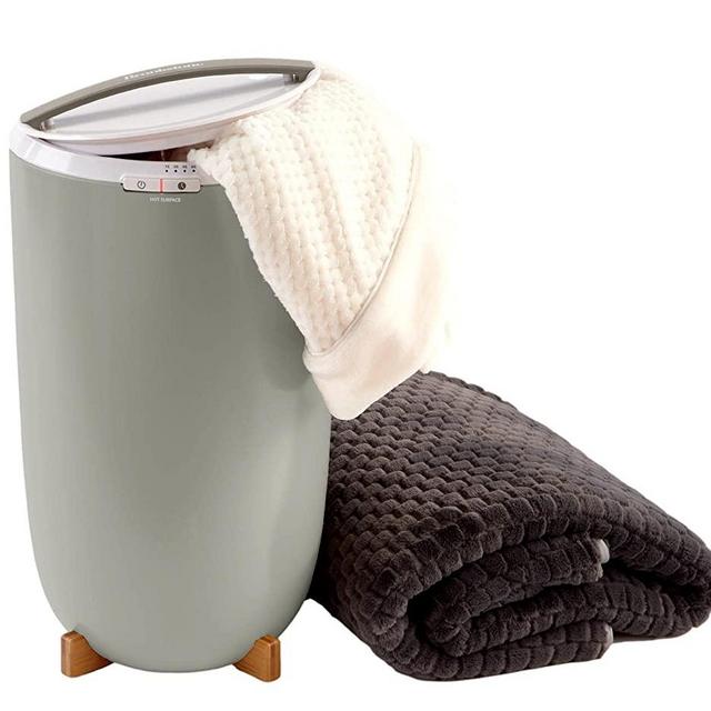 Spa Relaxus Deluxe Towel Warmer. Extra Large Capacity. Space Saving Design. Built in Timer.