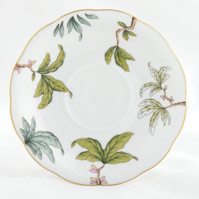 Herend Foret Garland Tea Saucer