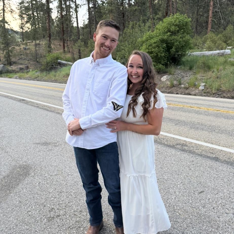 My gram giving us a sign she was there with us for our engagement photos❤️ A beautiful butterfly that didn’t want to leave our side.