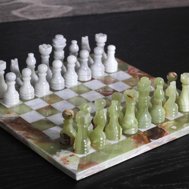 Green Onyx Marble Chess Set | Unique Handcrafted Marble Chess Set | Best Selling Chess Set | Unique Gifts for Him | Christmas Gifts for Him