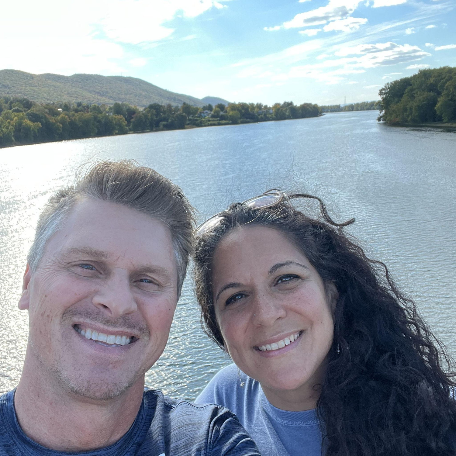Walking along the Susquehanna River