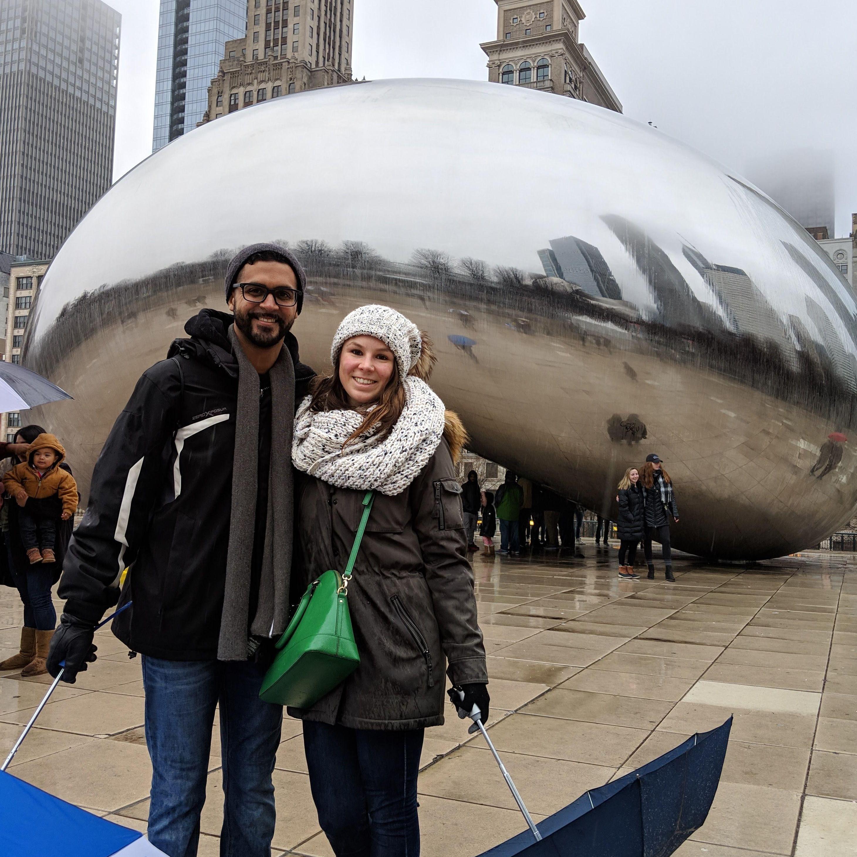 Manny's first time in Chicago!