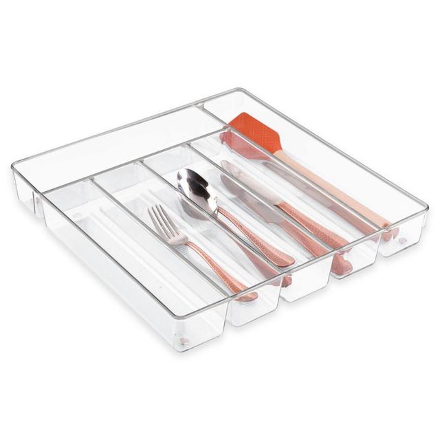 InterDesign® Linus 6-Compartment Cutlery Tray