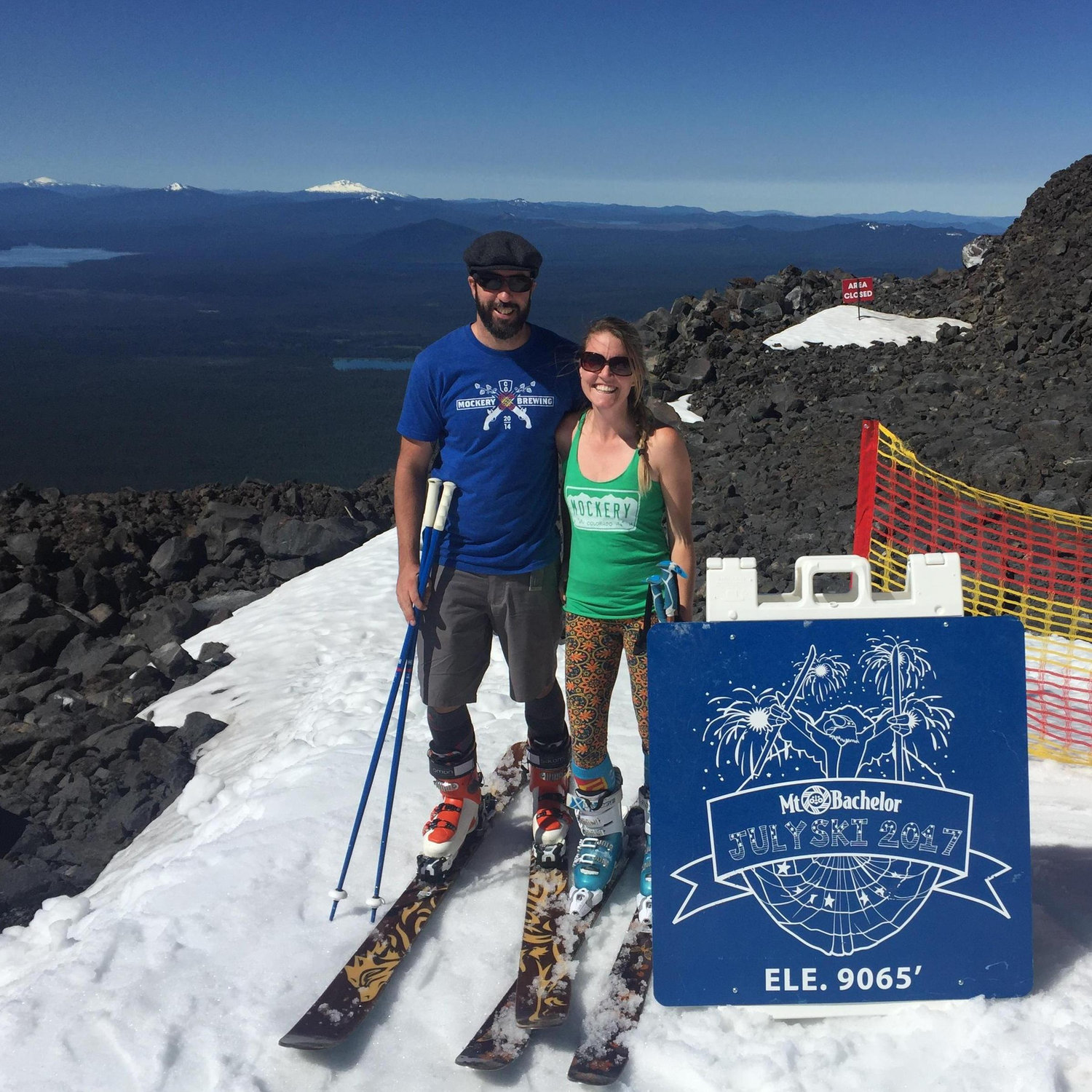 4th of July Skiing - Mt. Bachelor - July 2017