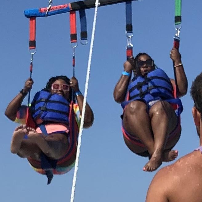 Ebony’s 42nd birthday parasailing