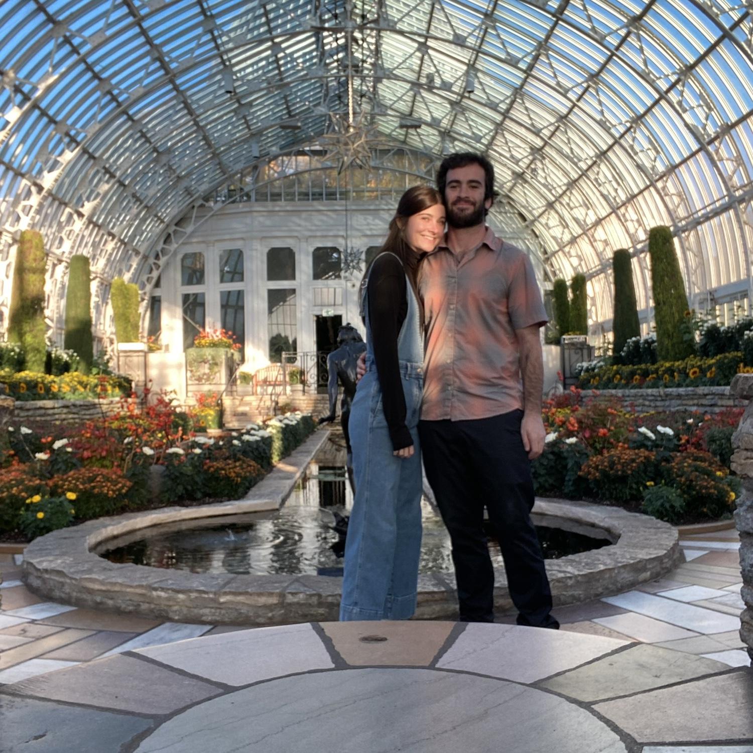 9.9.21: At the Como Conservatory in Minneapolis. This is still one of Ben and Shea’s favorite places in Minneapolis!