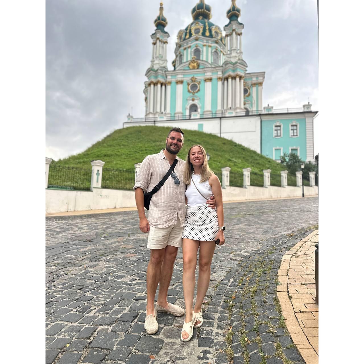 St Andrew's Cathedral in Kyiv / July 18, 2024
