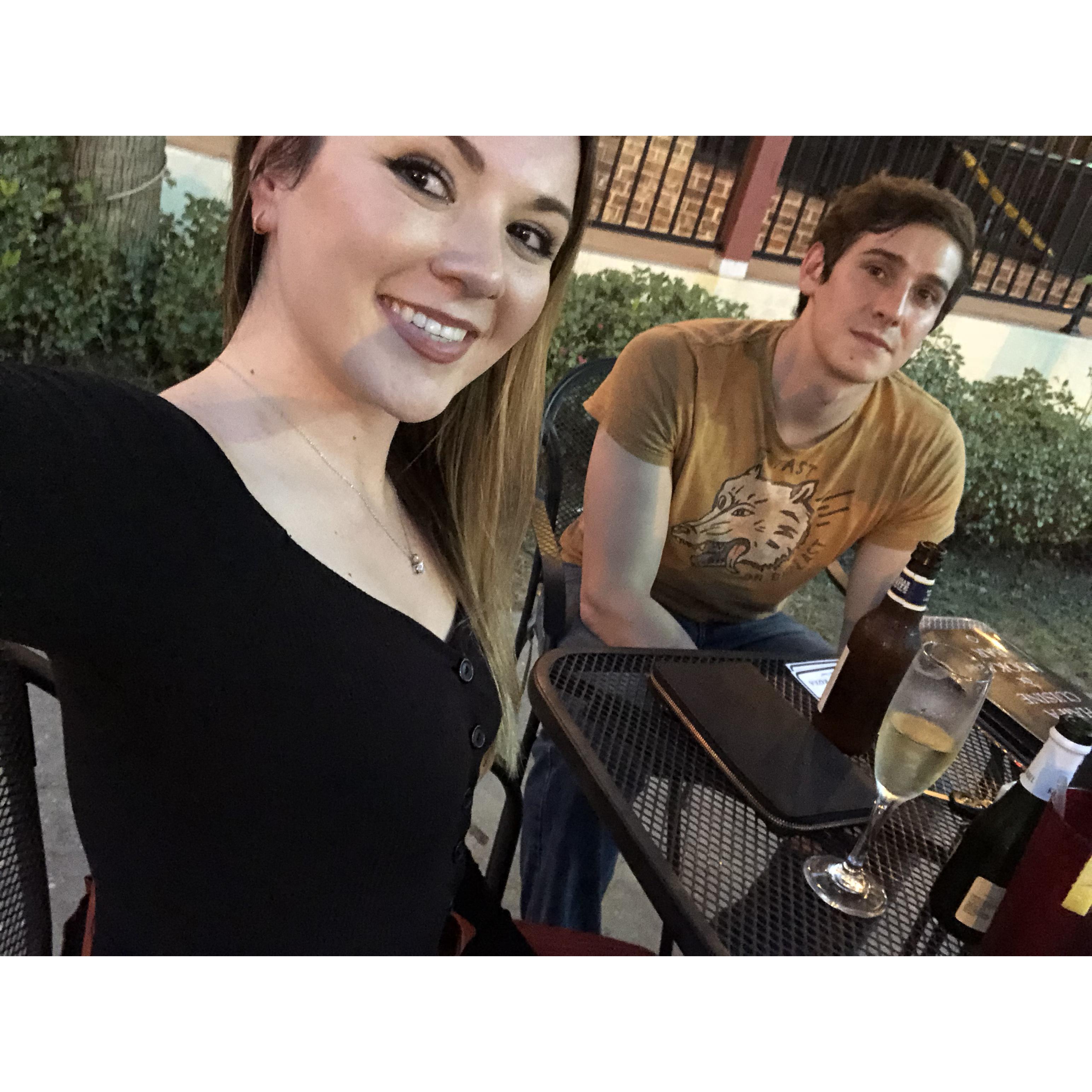 Date night with friends, Robbie and Seth