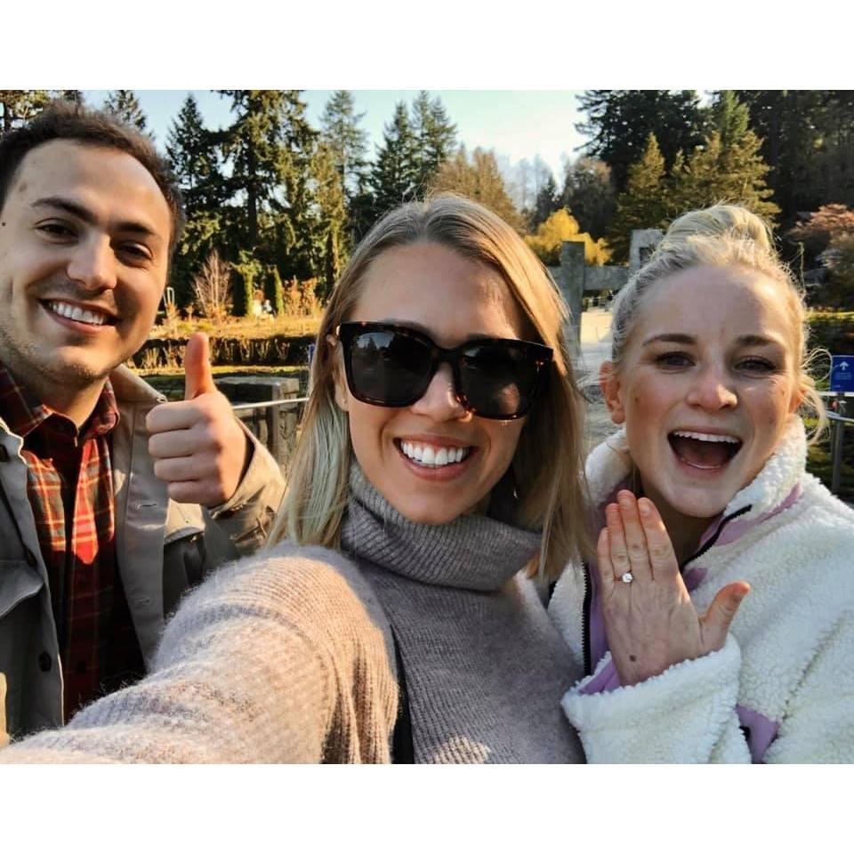 The day we got engaged!