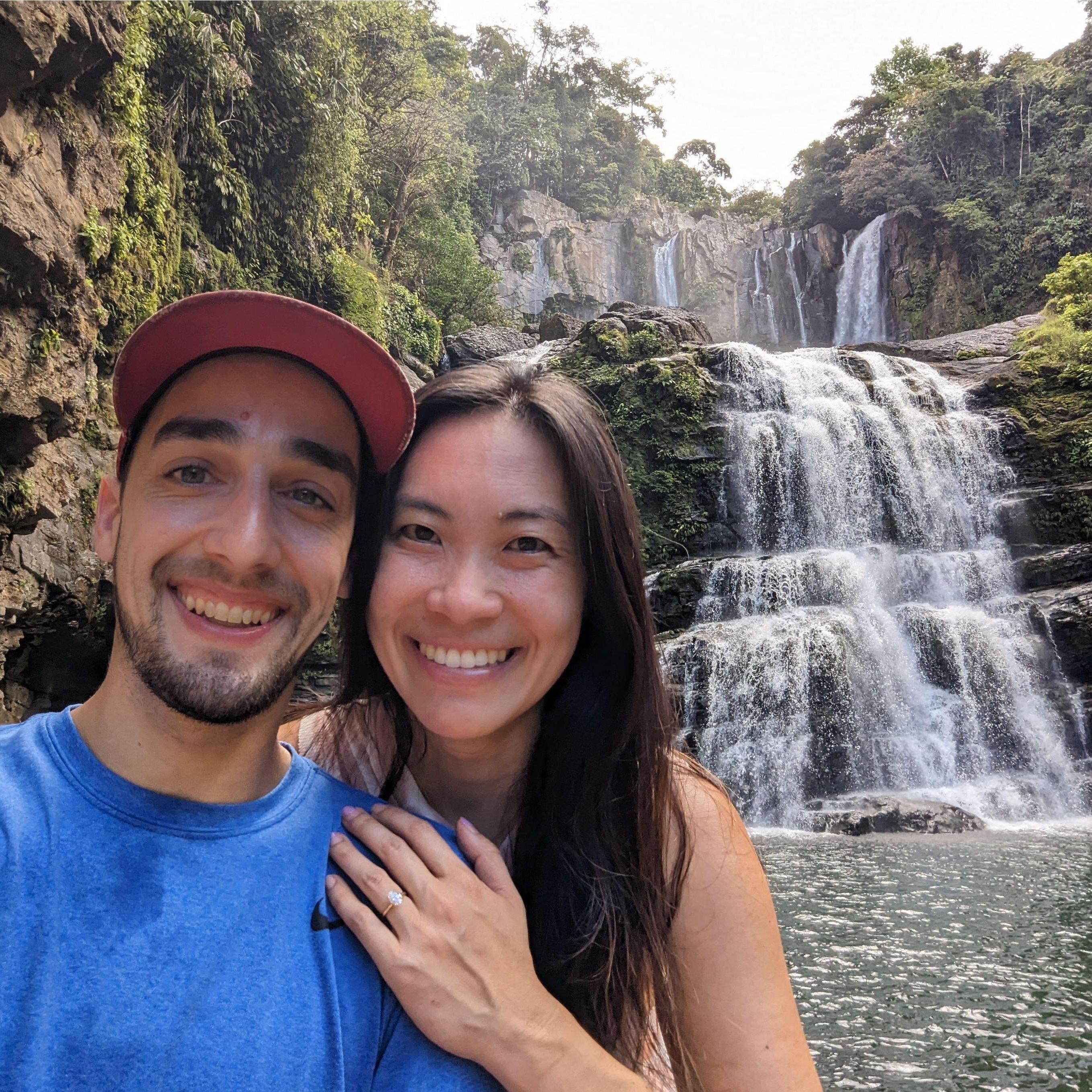 After the proposal on a hike in Costa Rica!