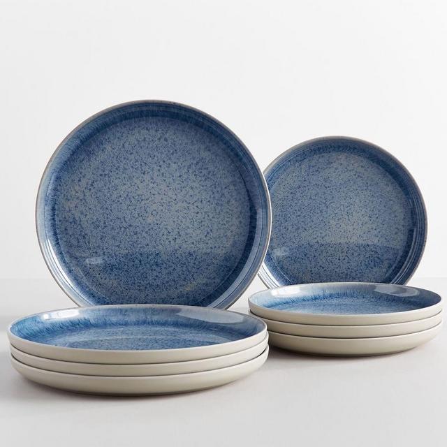 Azure Melamine 8-Piece Dinnerware Set - Blue
