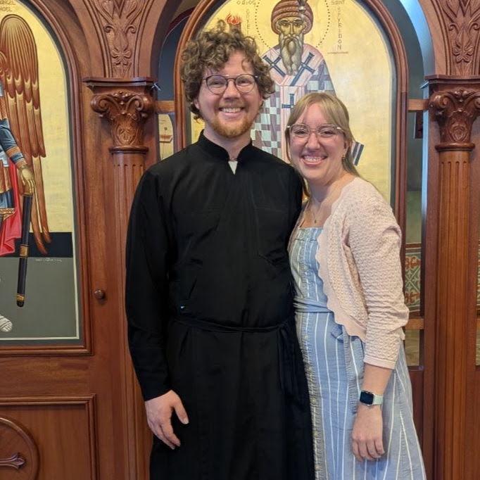 We got this picture at Church right after Louisa completed the prayers for the making of a catechumen.