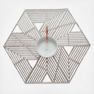 Pinwheel Geometric Placemat, Set of 4
