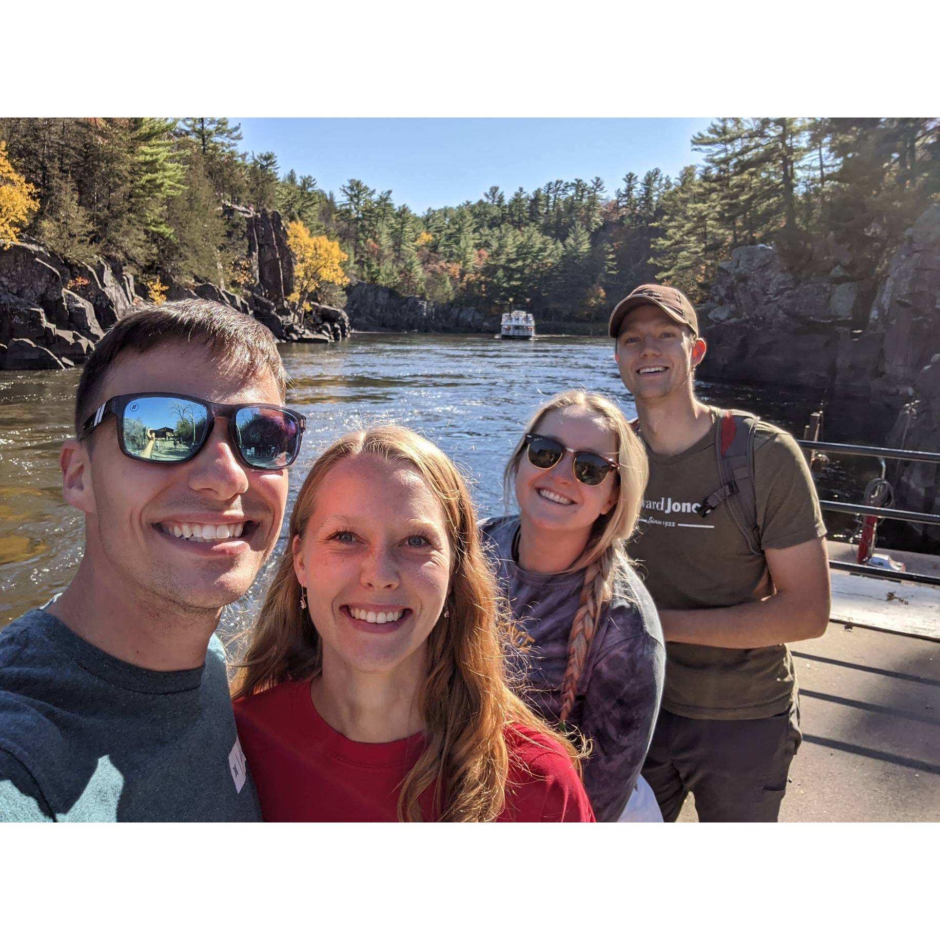 When Kailey and Adam visited us in Stillwater, MN :)