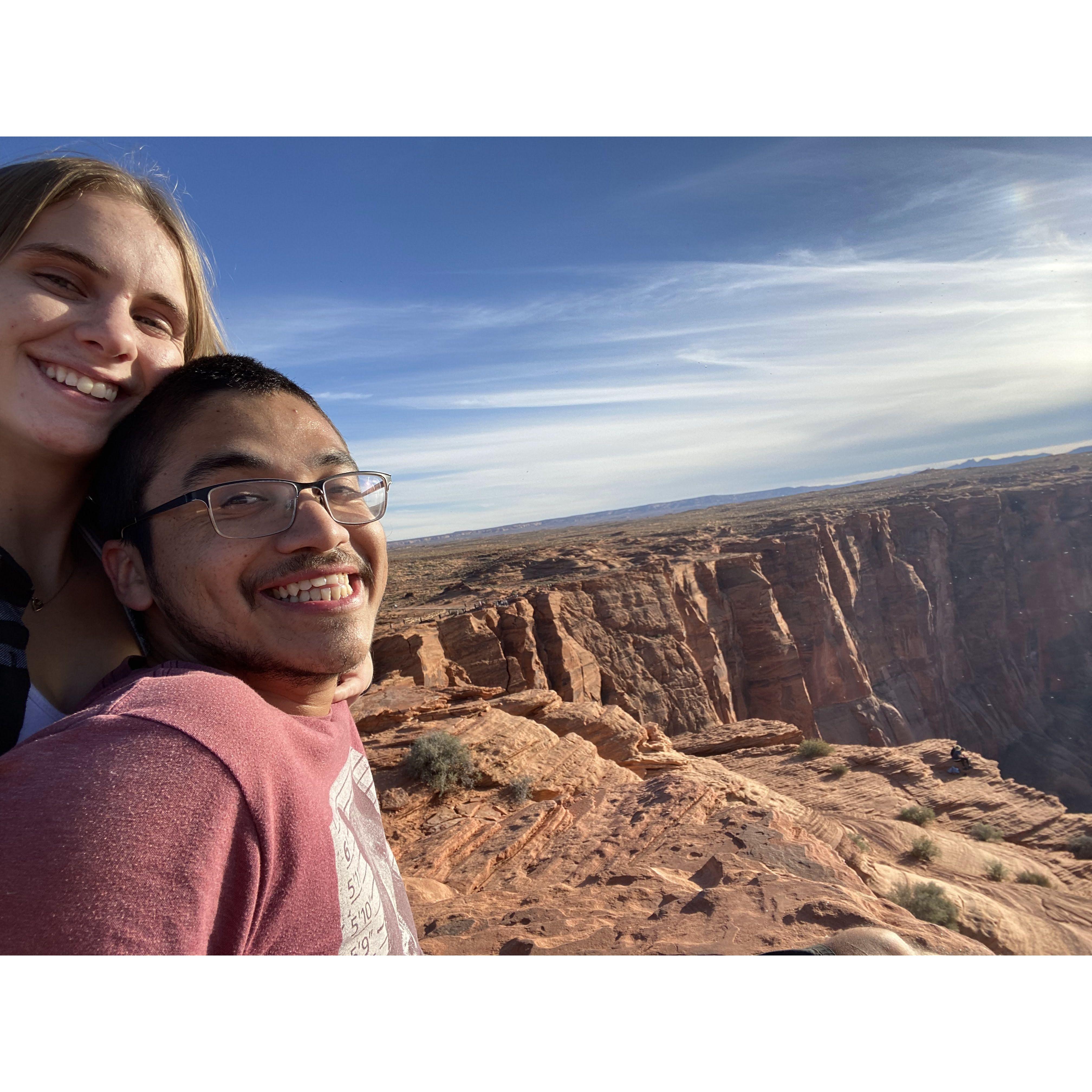 First trip to Horseshoe Bend, what a beautiful place