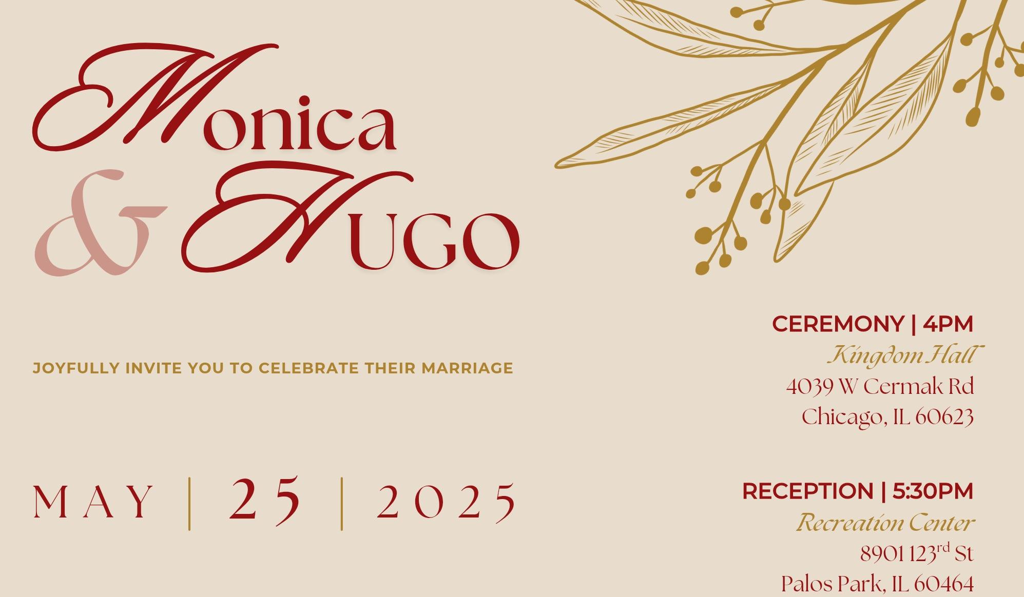 The Wedding Website of Monica Vargas and Hugo Olivos
