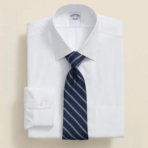 Brooks Brothers - White Cotton Dress Shirt