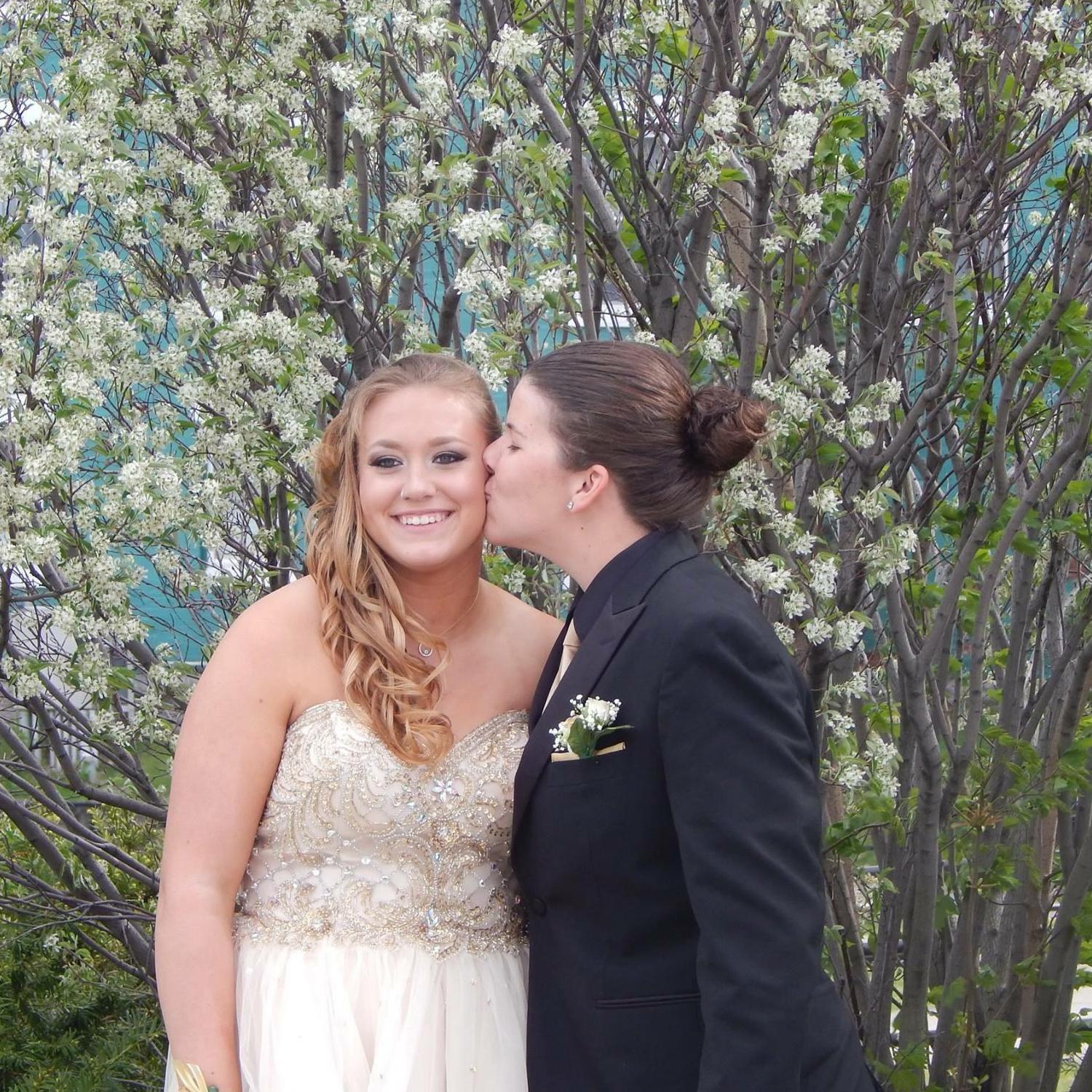 We went to prom together and enjoyed every minute!