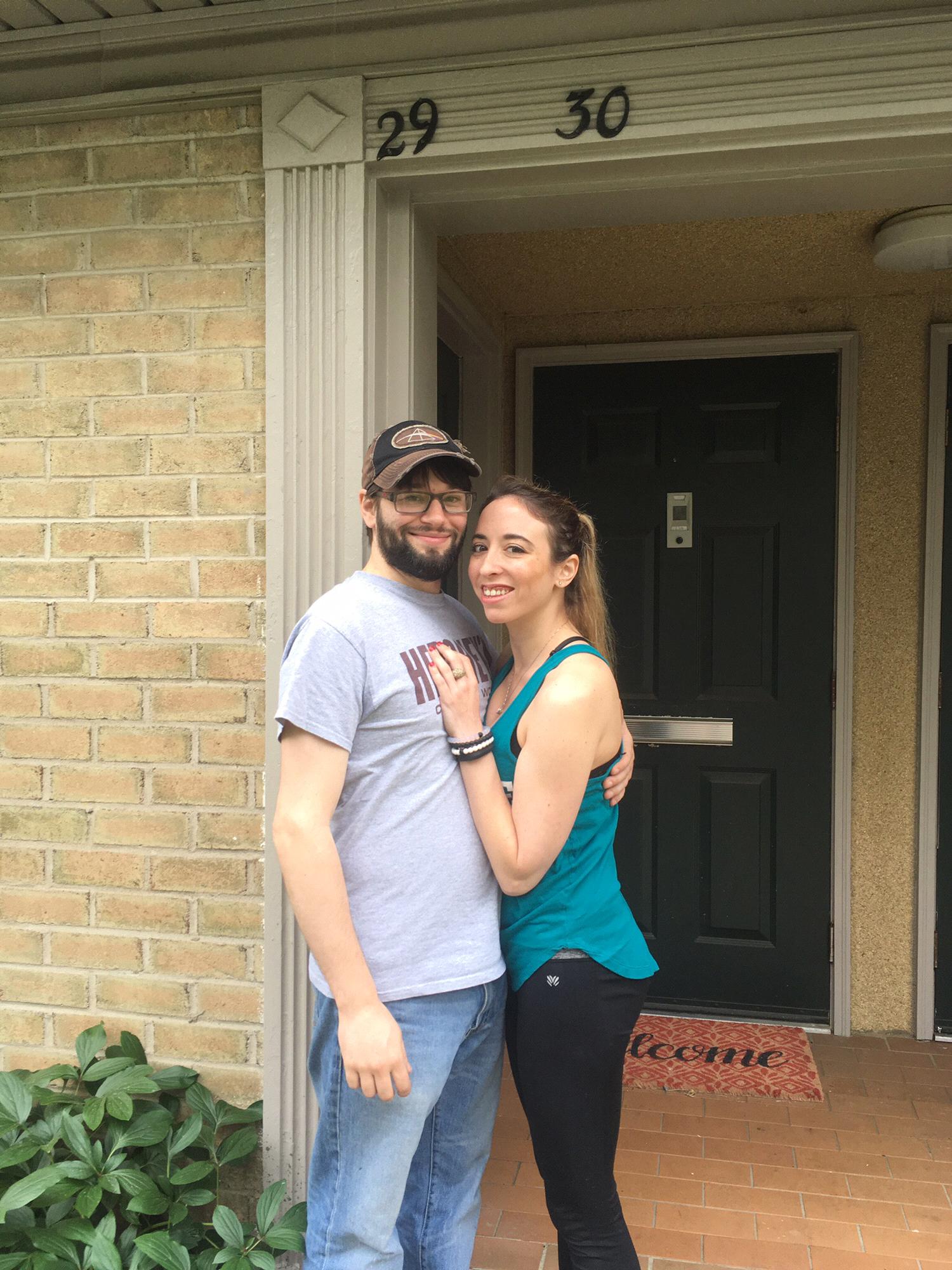 Our apartment and first home together (Bensalem
2017)