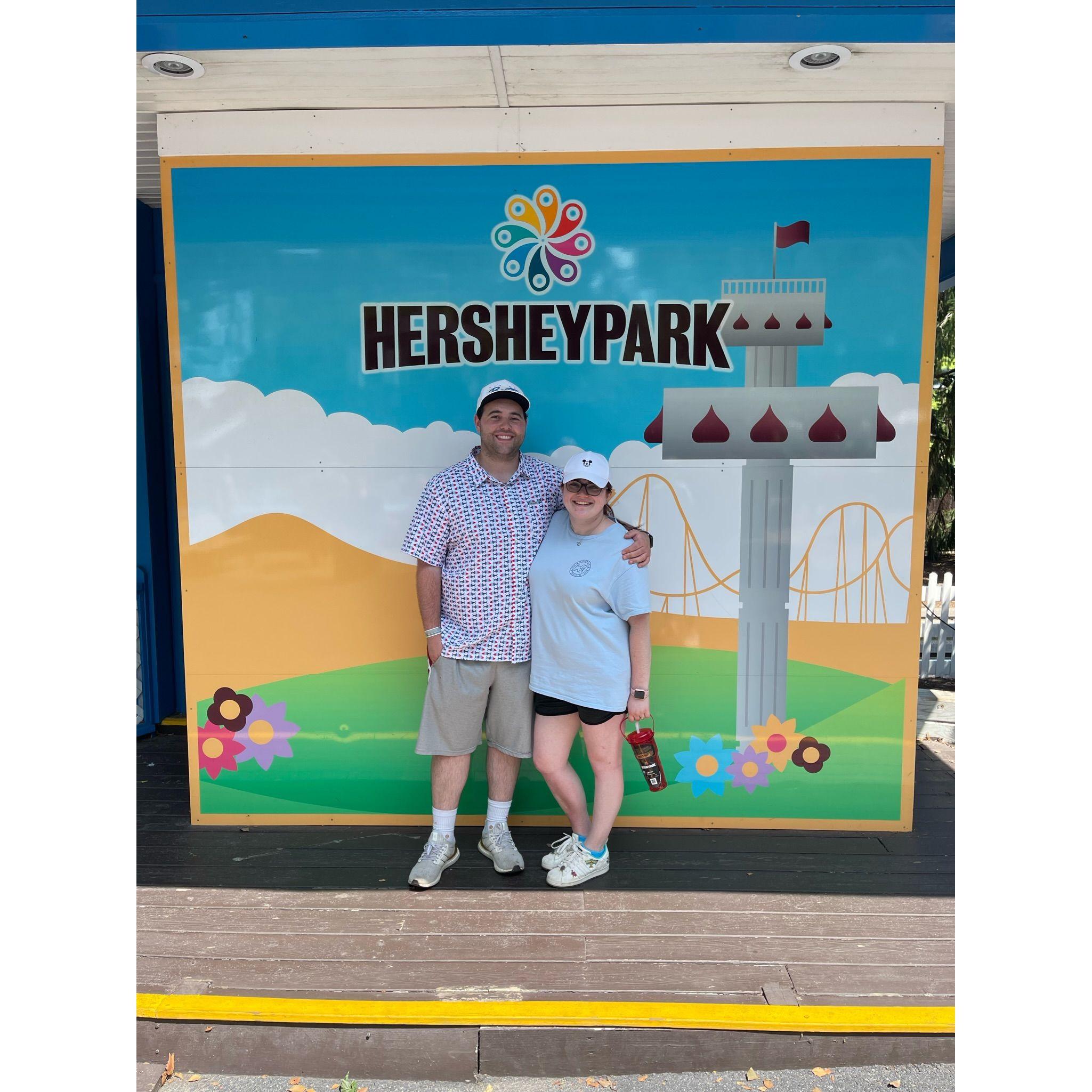 Hershey Park: Stop 1 of our Road Trip in 2023