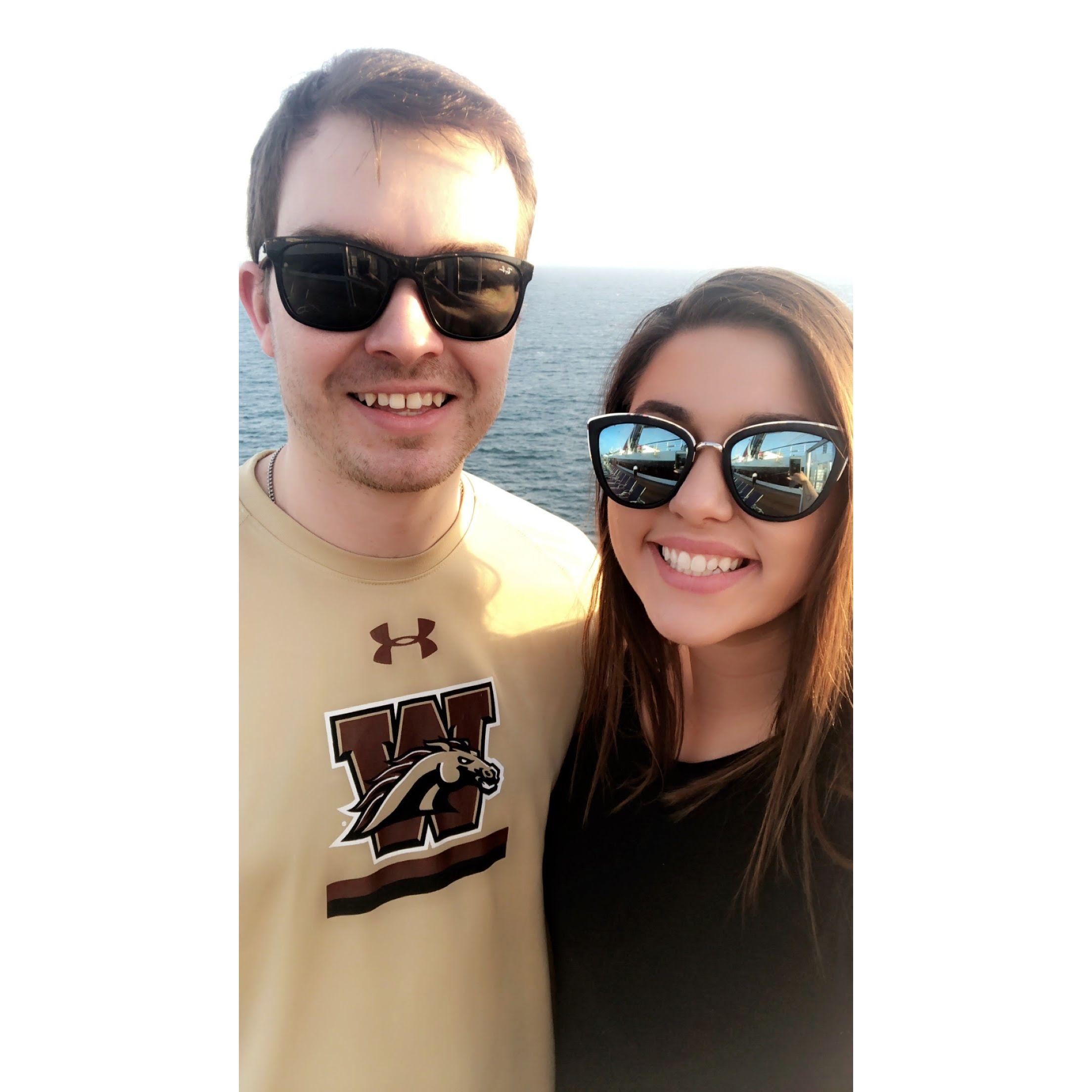 On our cruise to the Bahamas, 2019