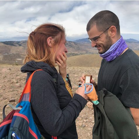 Right before Maggie said "yes"...she was crying.