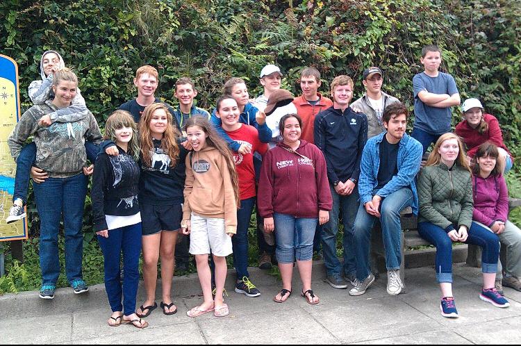 Youth Group retreat, 2015! Anna and Ryan had just started dating, but no one in the youth group knew yet.