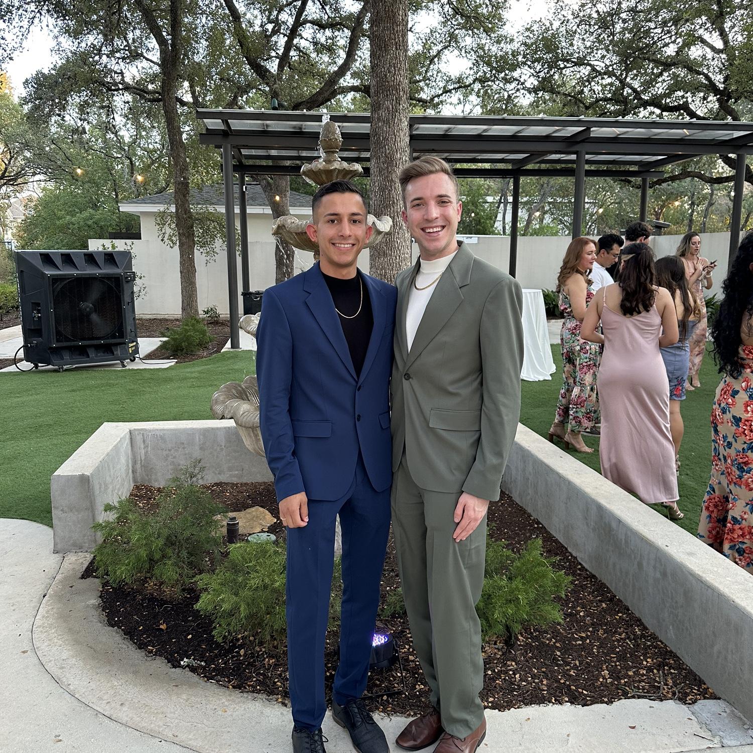 Celebrating our friends marriage. We love love!