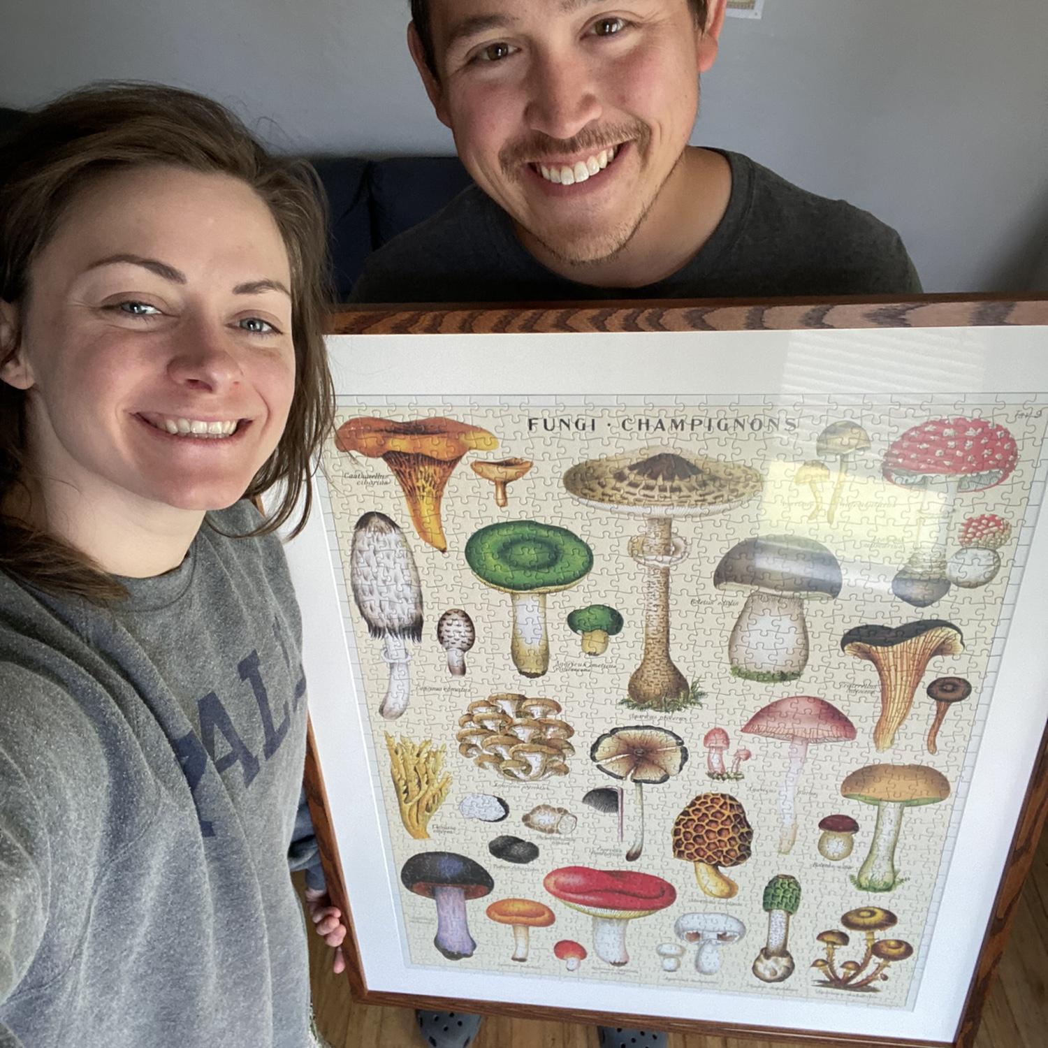 Framed our first puzzle