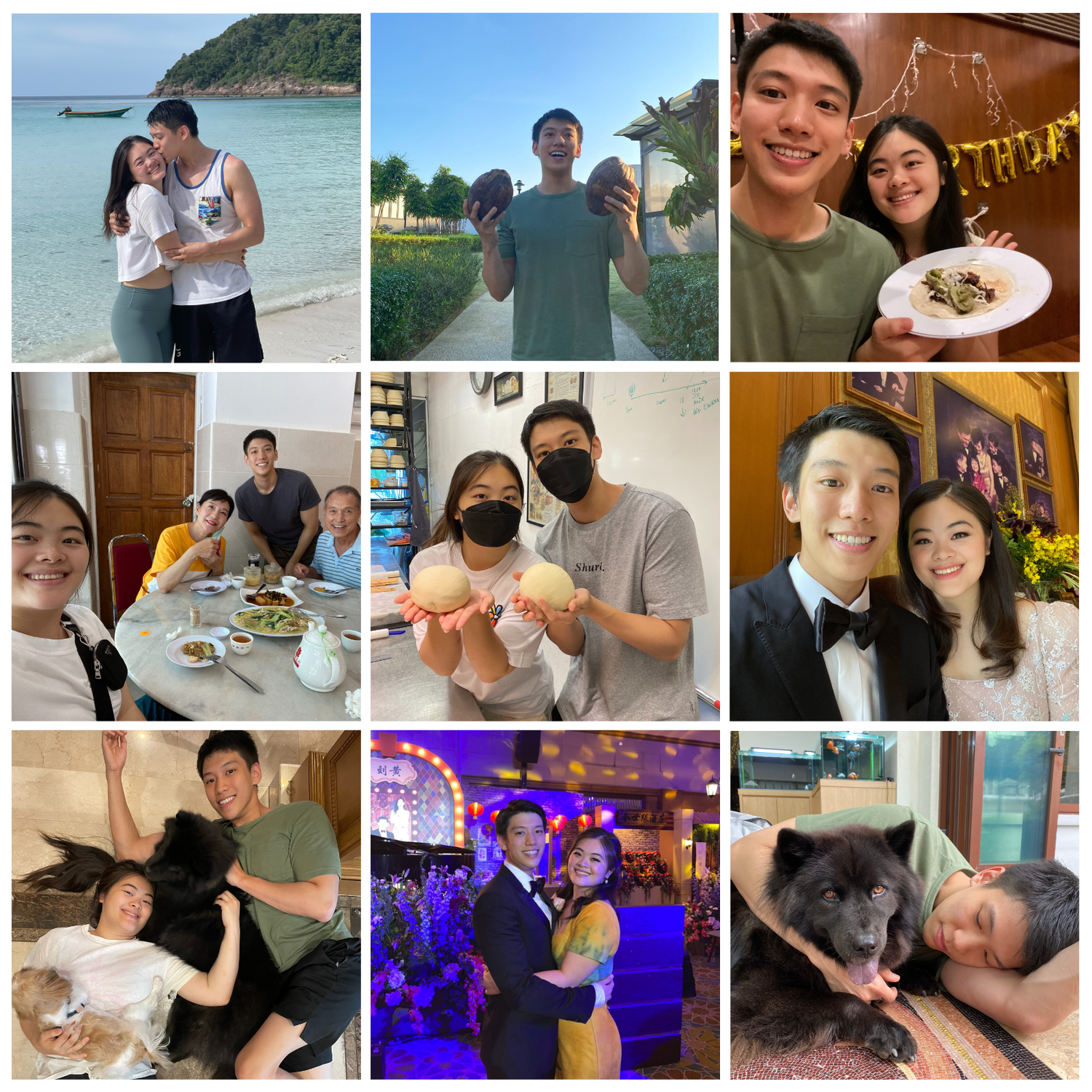 Recovering from sunburns, celebrations were prepared for Brian’s first birthday in Malaysia and Ron & Sally’s arrival! Another highlight was Rong and Vin Teng's Shanghai Night Wedding!