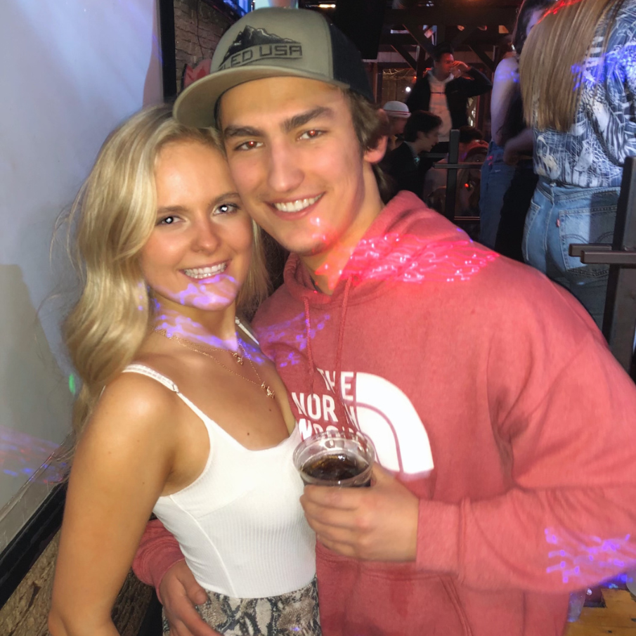 Jack visiting Isabelle at UW-Madison, 2020
