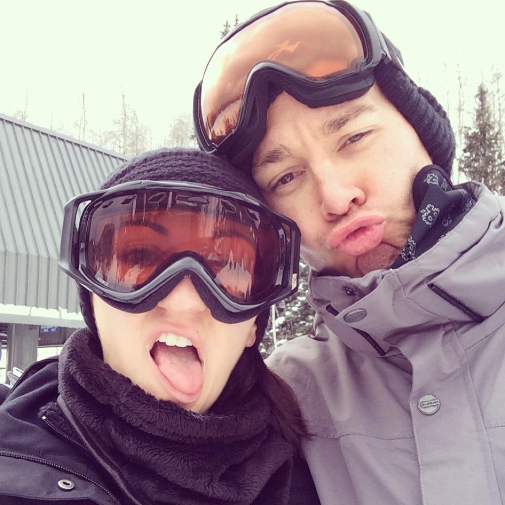 Danny is perfecting his duck face. Telluride, CO